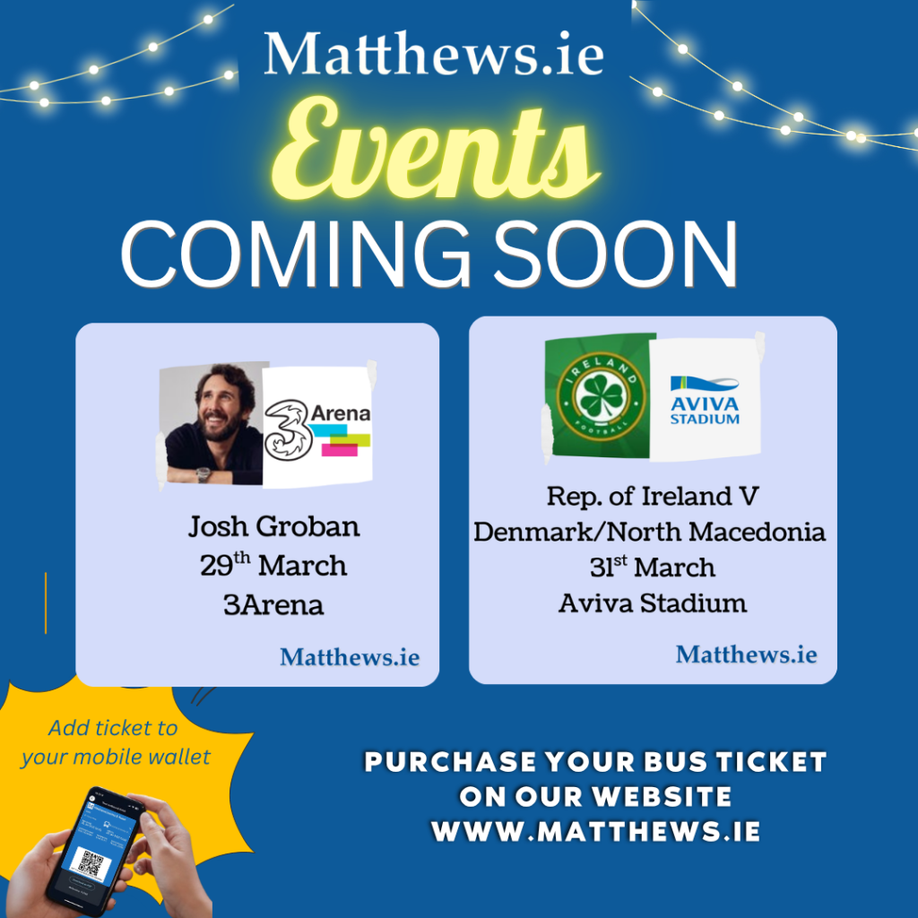 Concert Season Is Here - Book Your Return Bus To The Venue